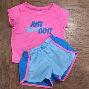 Nike Kids Pink and Blue Active Set